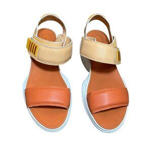 Sorel x Prana Explorer Blitz Stride Sandal Slingback Orange Women Size 8.5‎